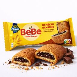 Opavia BeBe NaMěkko - celozrnné sušenky - plněné čokoládou, 50 g